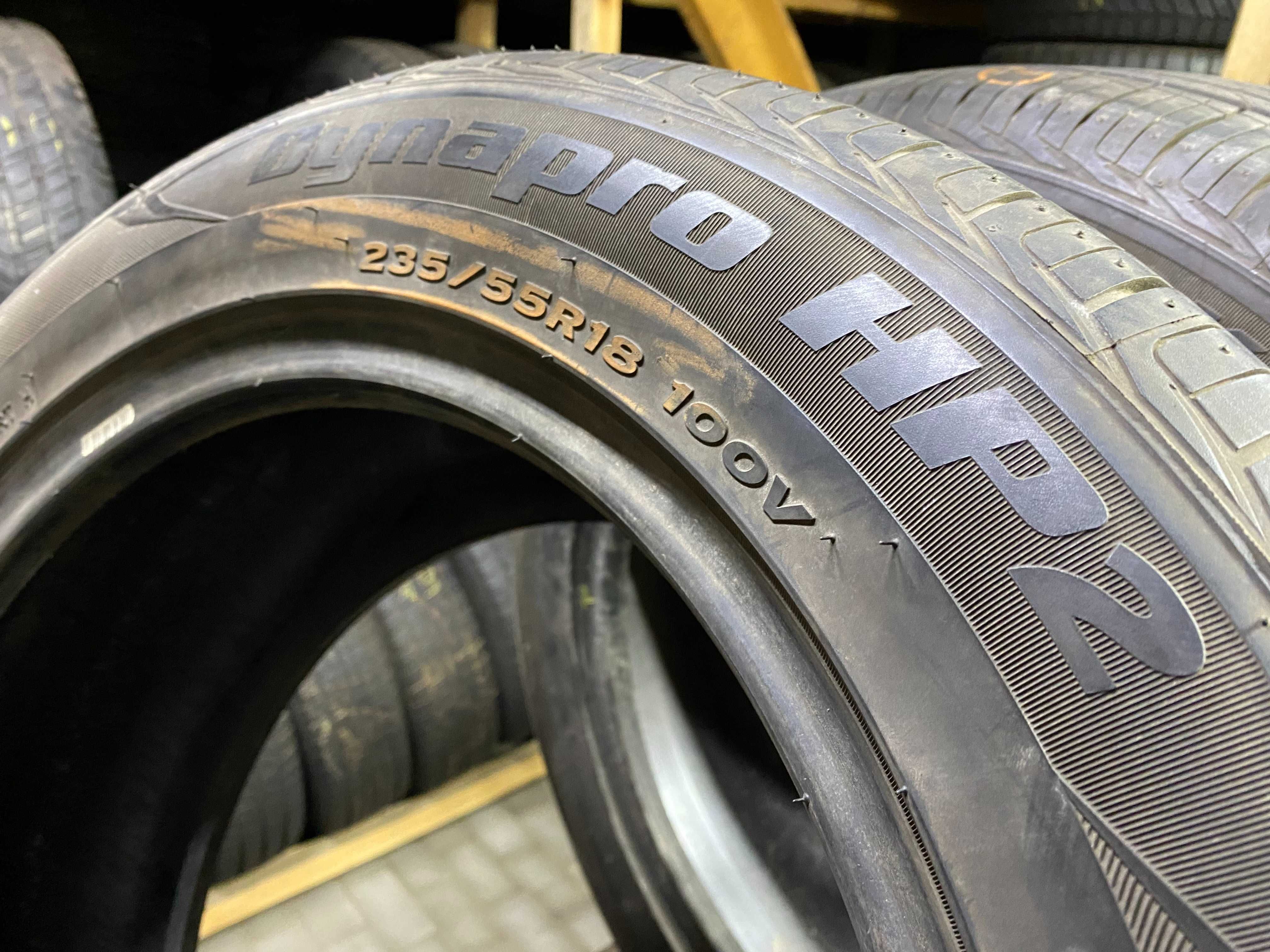 Шини літо 235/55R18 Hankook Dynapro HP2 7мм 18/20рік 2шт