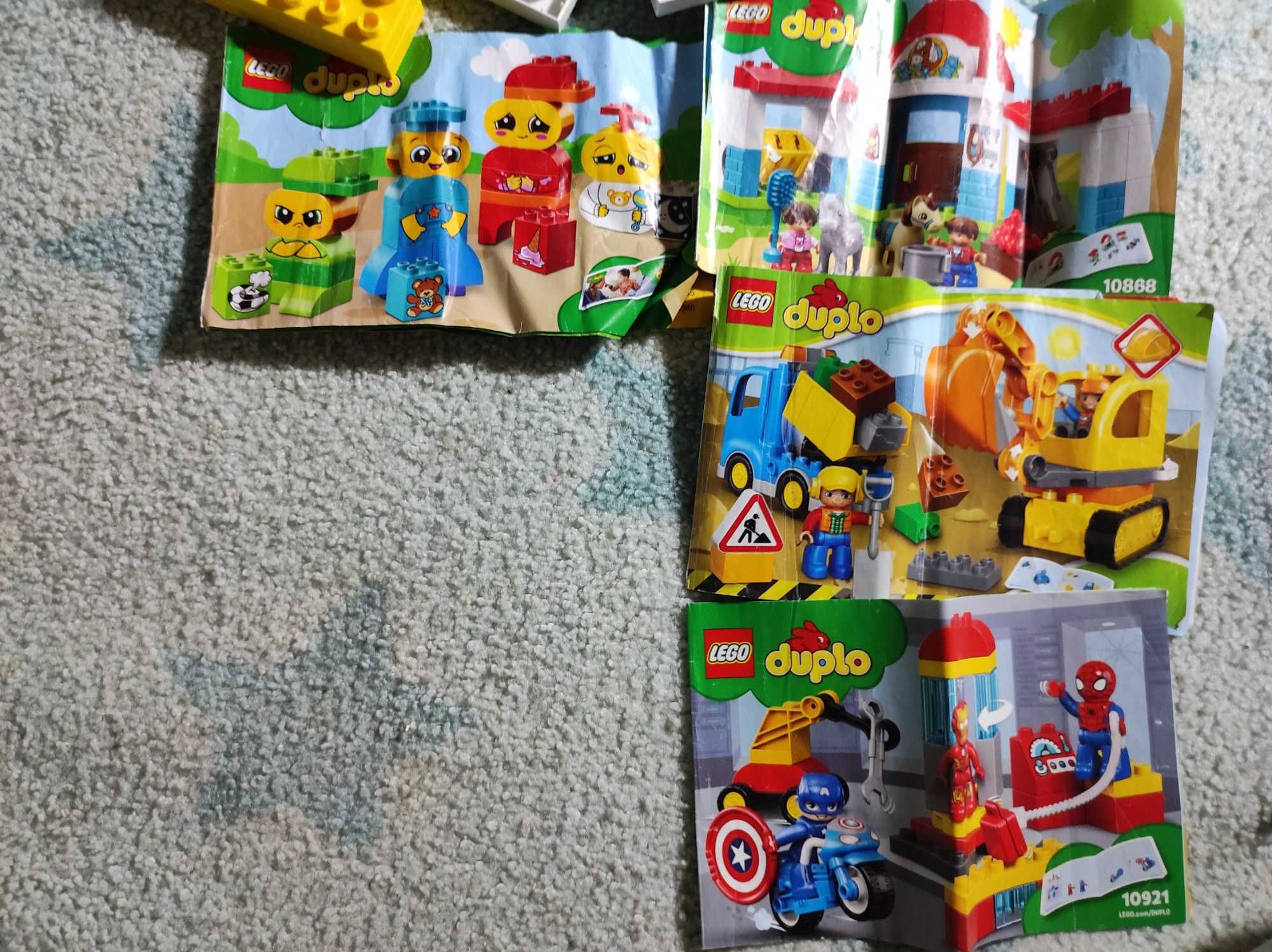 Lego duplo 5 наб.Сімейний будинок,Стройка, Емоції,Конюшня