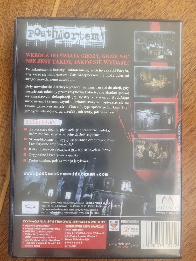 PC CD-ROM Post Mortem 2003 Microids PL