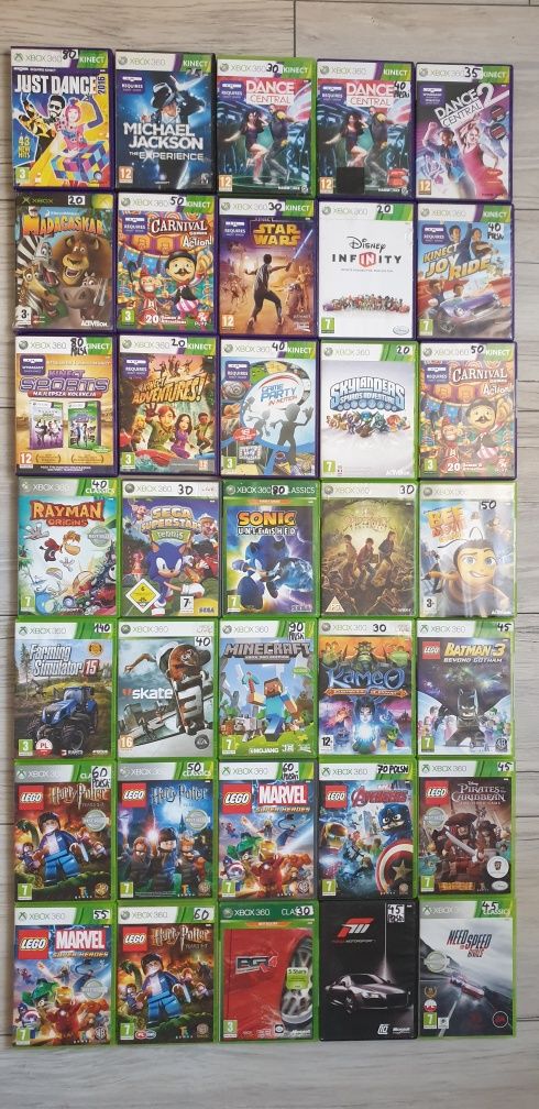 Gry xbox 360 różne tytuły