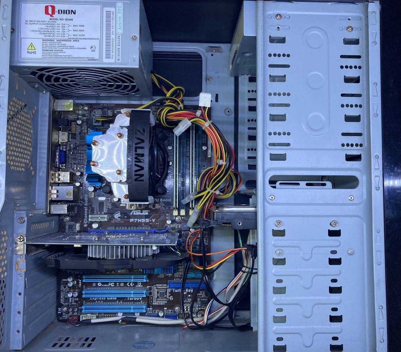 ПК i7-860, 12 GB, GT 1030 2 GB GDDR5, SSD