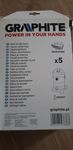 Мішки до промислового пилососа GRAPHITE 59G607-145