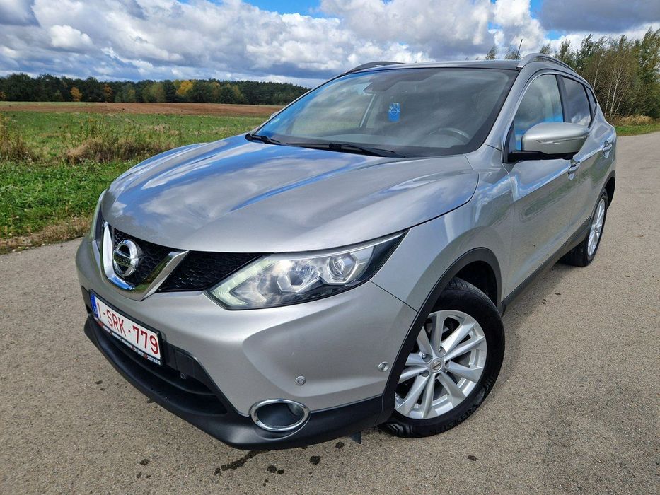 Nissan Qashqai 1,6dci 130KM Full LED Skóra Klimatronik Panorama Alu Serwis Idealny