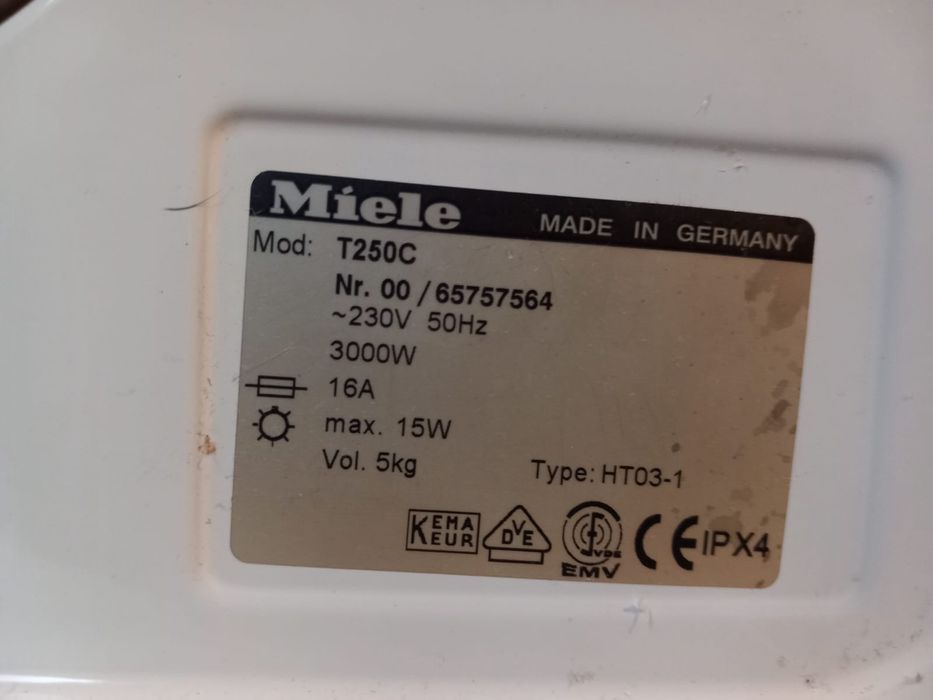 Maquina secar roupa MIELE condensação