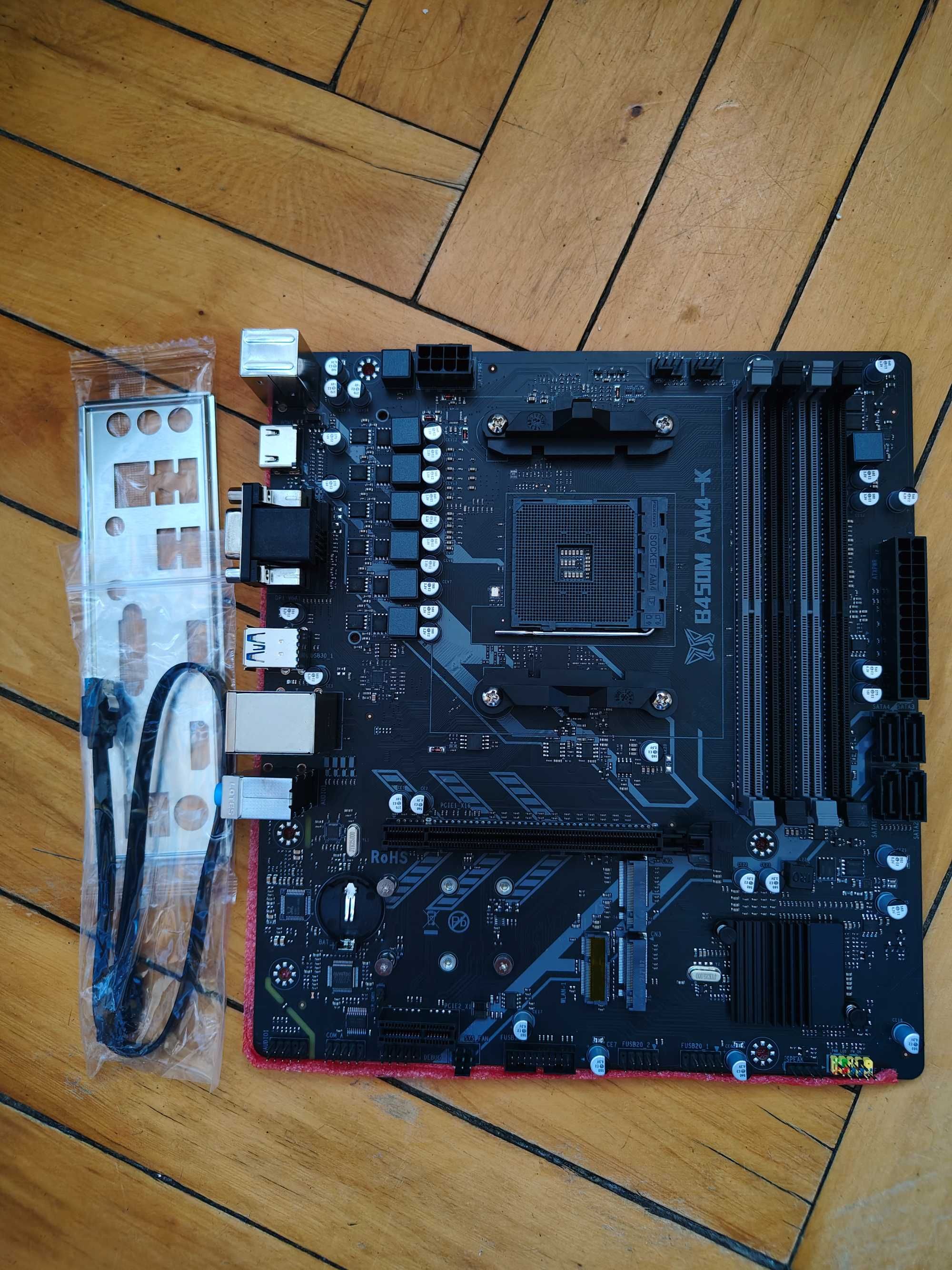 Комплект AMD Ryzen 5 3600 + нова игрова плата MACHINIST B450M-AM4-K