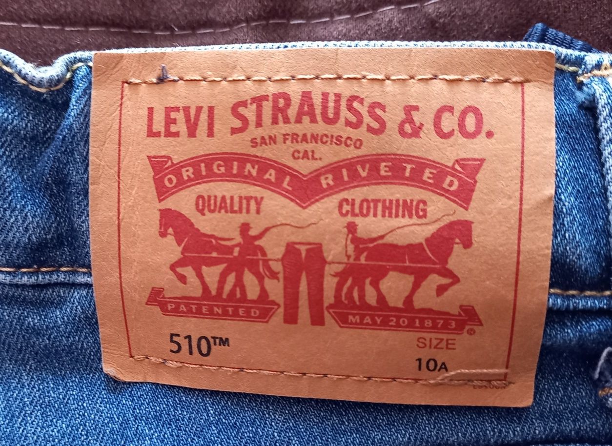 2 x Spodnie dla dziewczynki Levi Strauss Levi's 510 i 512 TM rozmiar 1