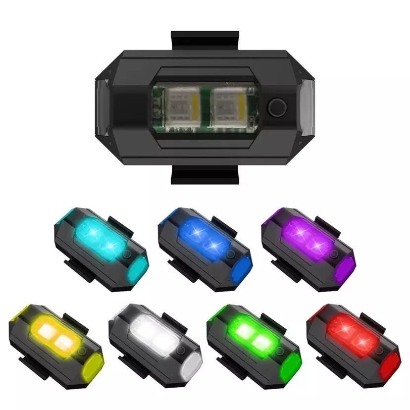 Міні-сигнальний маячок зі стробоскопом 7-кольоровим режимами