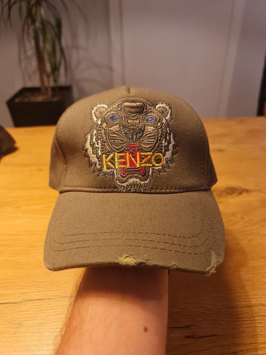 Czapka z daszkiem KENZO Oliwka