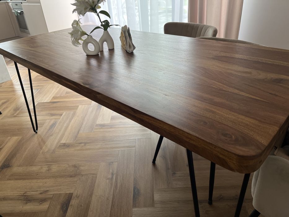 Stół drewniany 180 Cm dlugosci Drewno Sheesham