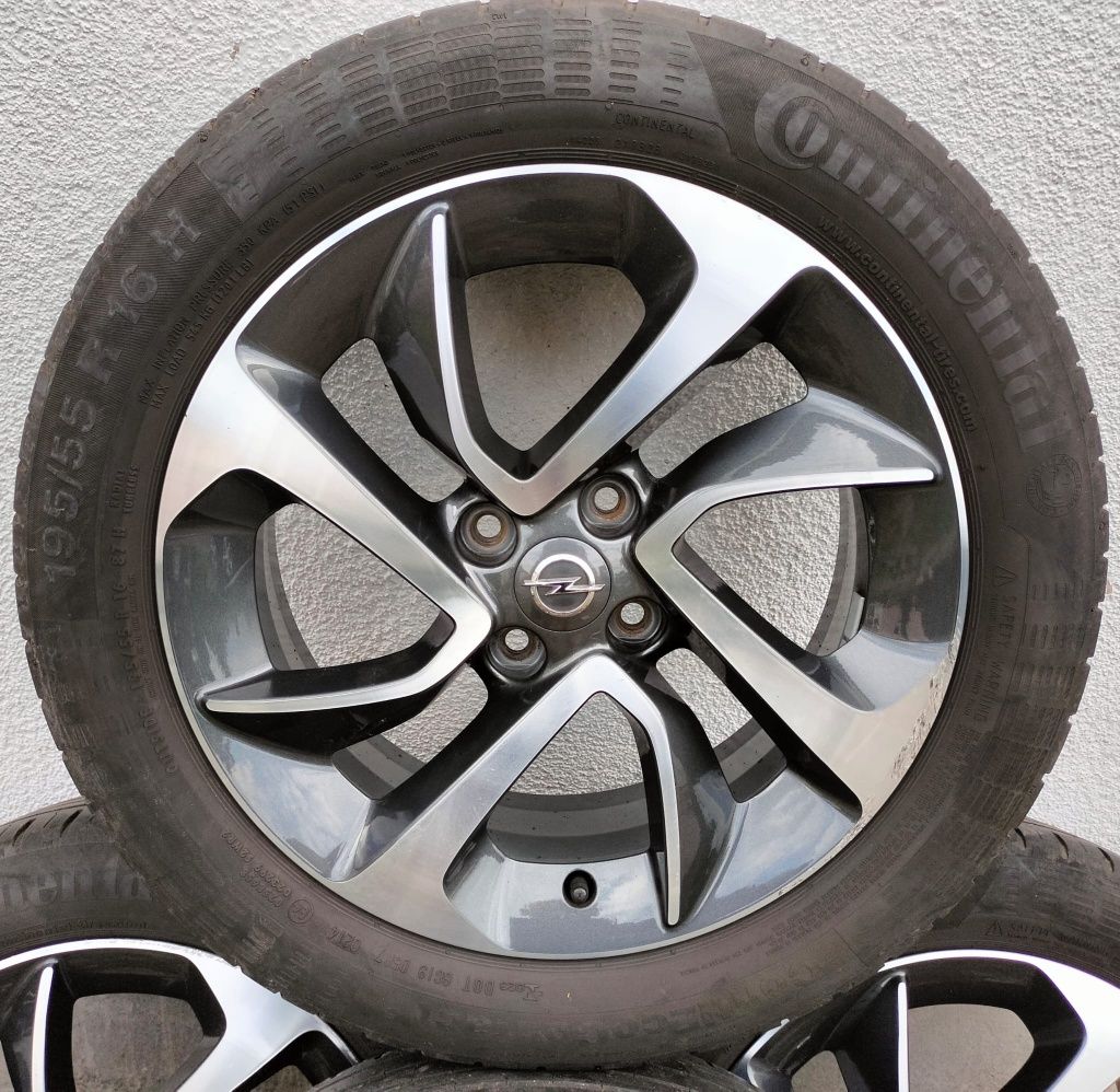 Felgi z oponami Opel Corsa Adam Meriva Carl 6,5x16 Et40 4x100