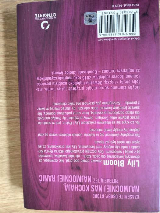 Colleen Hoover It Ends With Us Seria