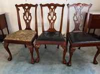 Antyk trzy Angielskie krzesła