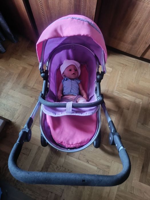 Коляска, лялька, одяг