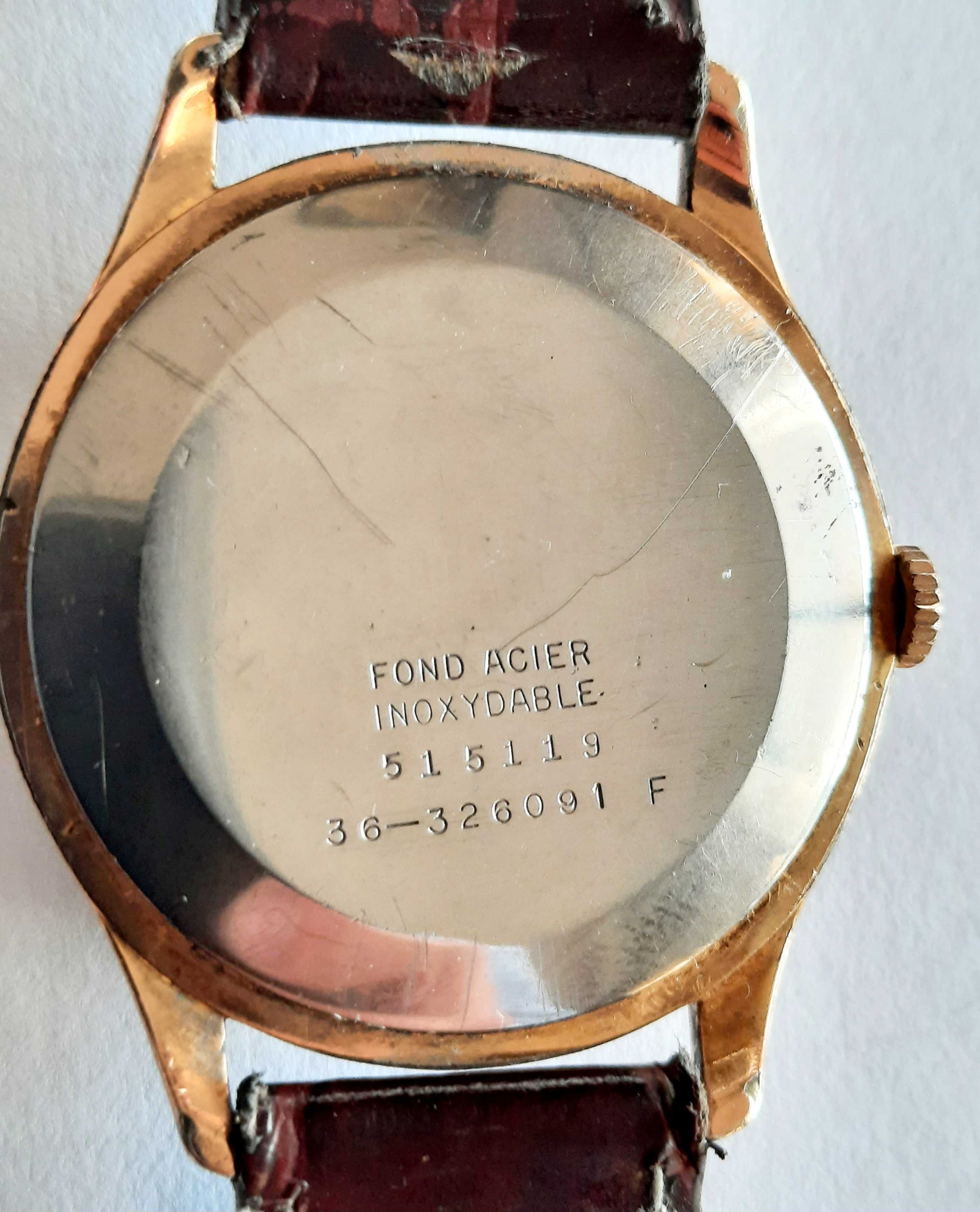 Relógio "Ernest Borel" anos 60-70, plaquet d'or