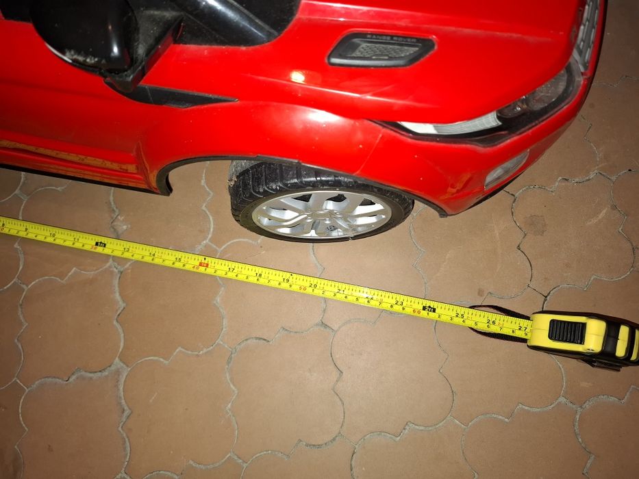 Jeździk pchacz Land Rover czerwony