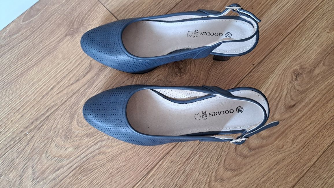 Skórzane buty Goodin