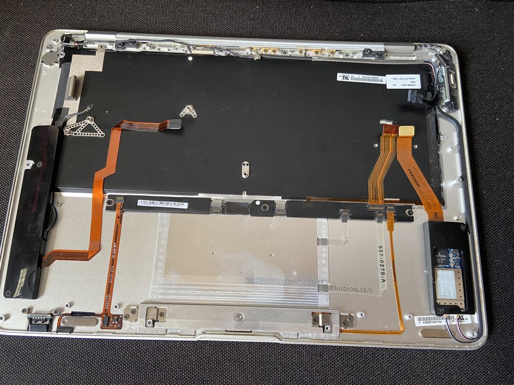 MacBook Air A1304 2009 запчасти крышка топкейс клавиатура