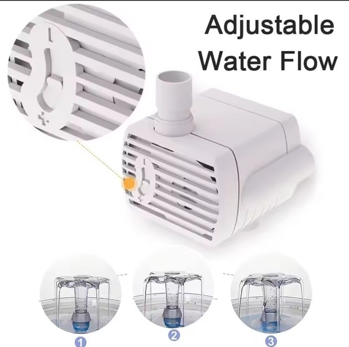 Погружной водняной насос для аквариума, поилки