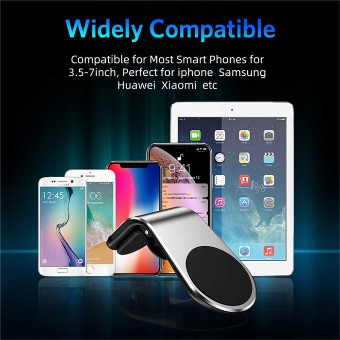 Автотримач для телефона автомобільний магнітний на дефлектор