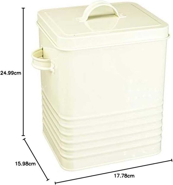 Pojemnik na karmę dla kota Puszka na chrupki przysmak-METAL-Lesser&Pav