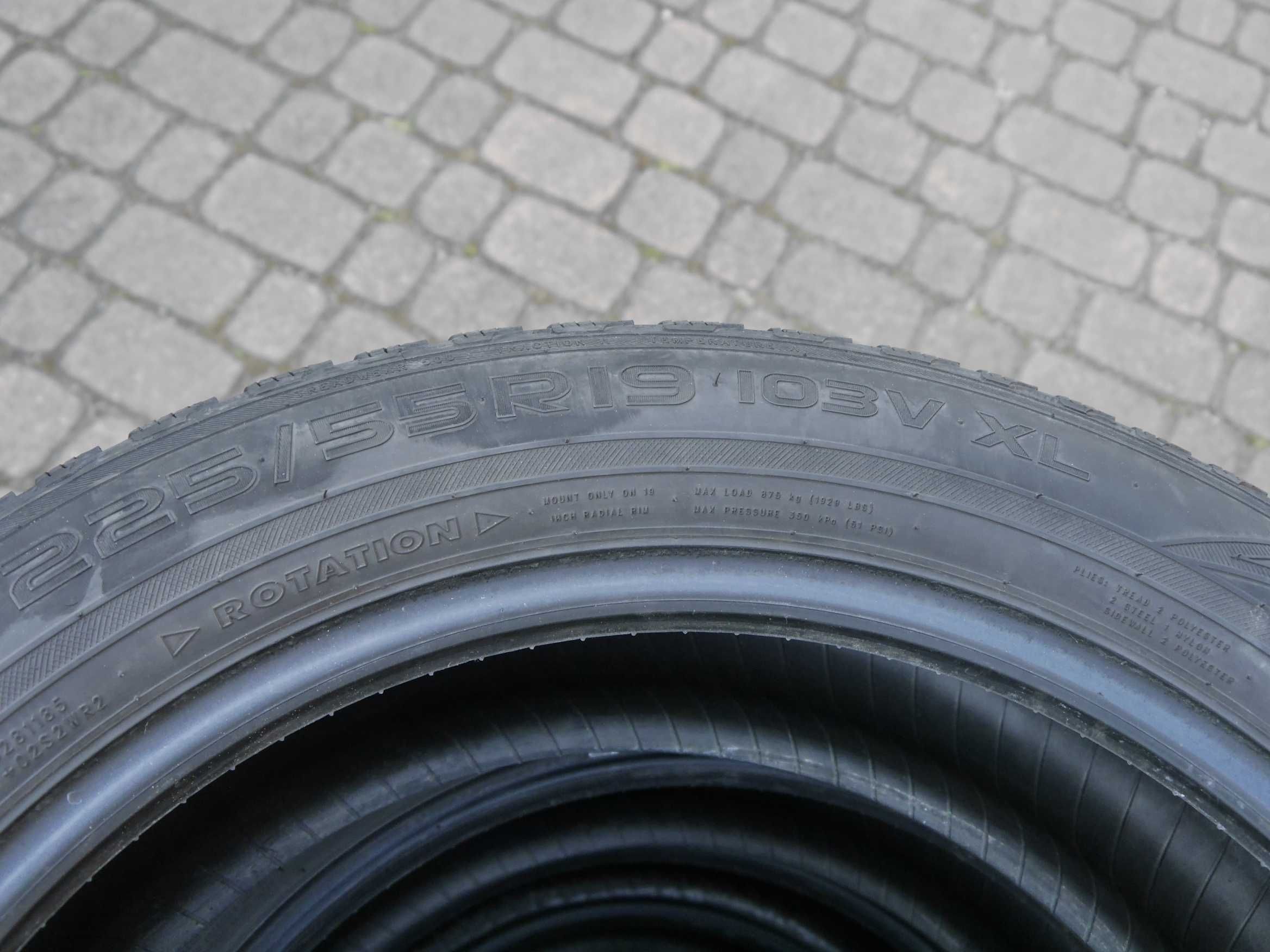 Opony zimowe Nokian WRD3 SUV 225/55R19 103XL (kpl. 4 szt)