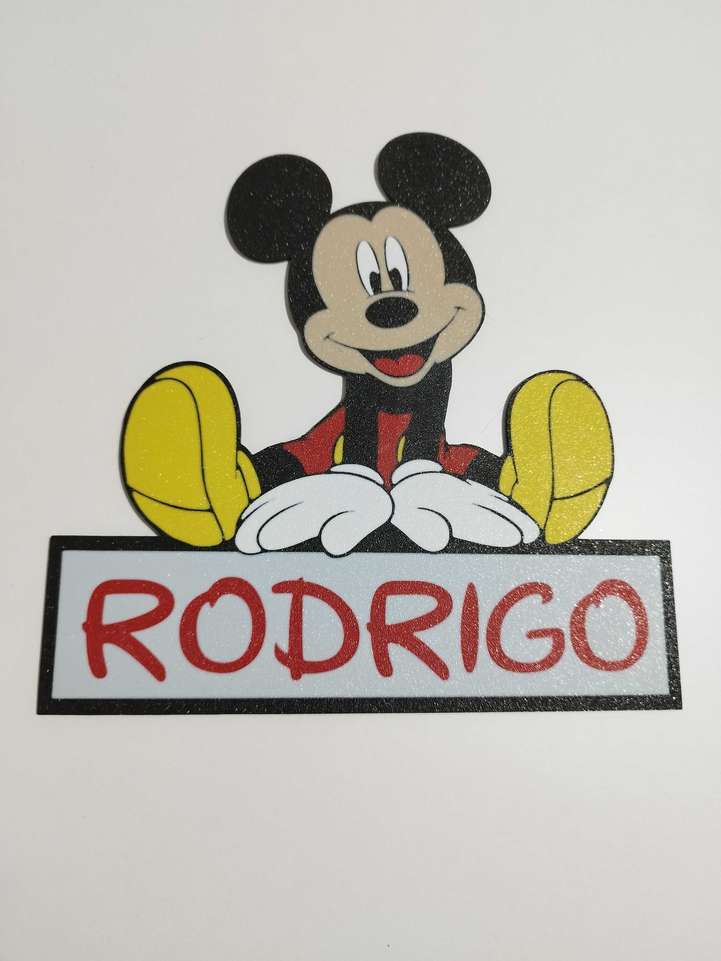 Placa personalizada para menino