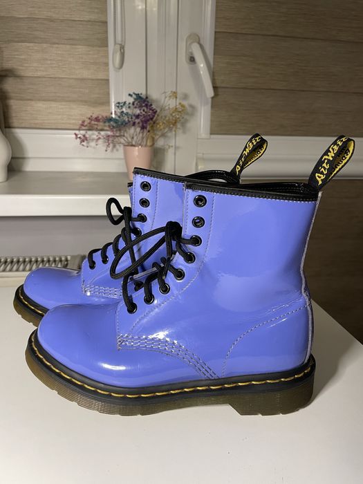 Glany Dr. Martens 1460W Patent Lamper Purple