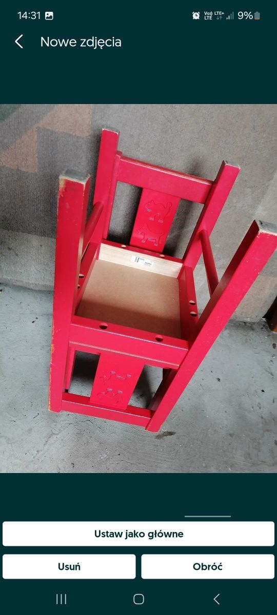 Krzesła dla dzieci Ikea