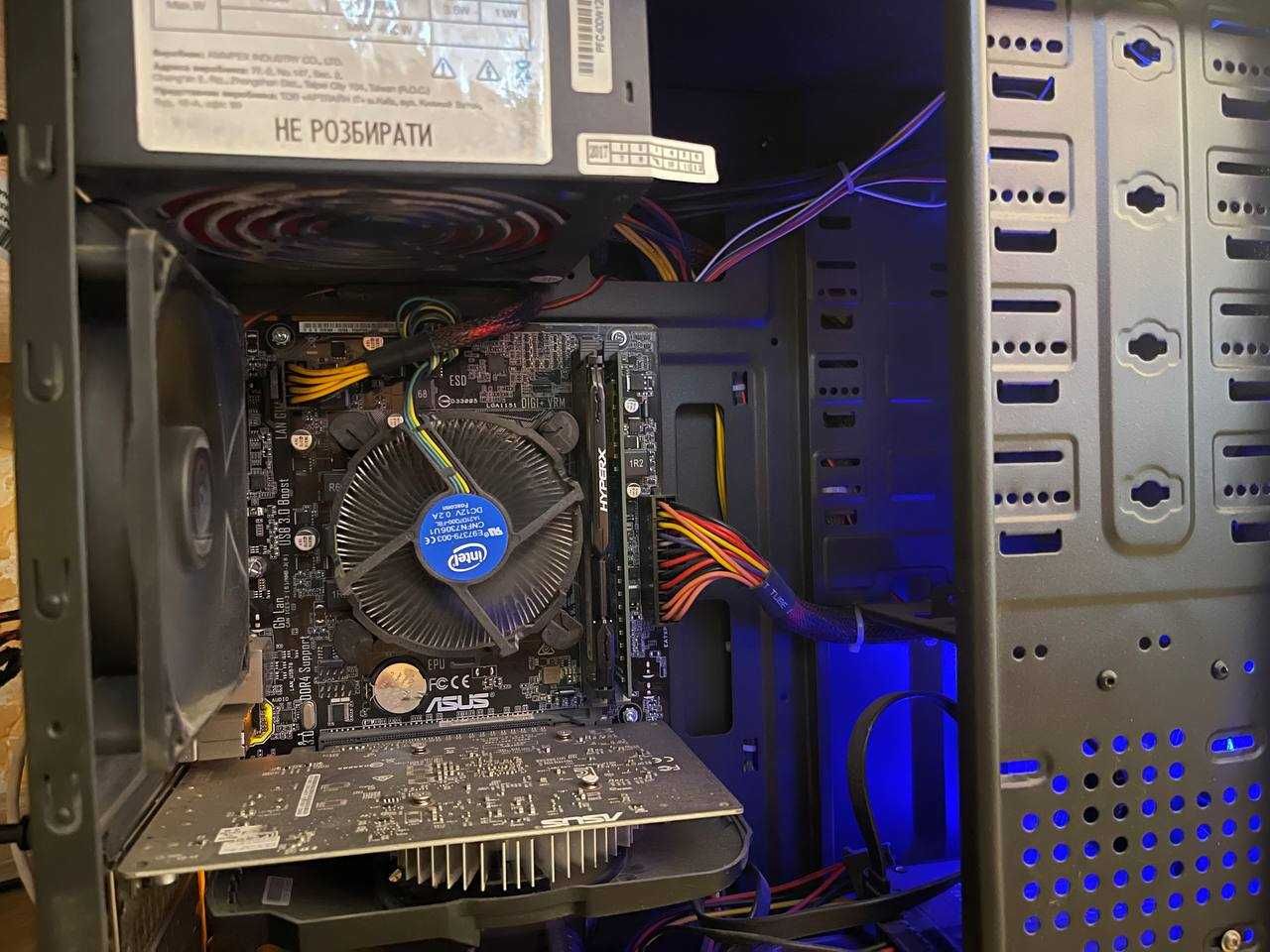 Комп'ютер i5-7400 3.5 ГГц / RAM 16 ГБ / HDD 1 TБ / GTX 1050 Ti, 4 ГБ