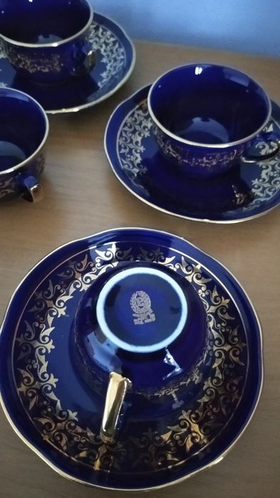 Zestaw filiżanek Chodzież lata PRL