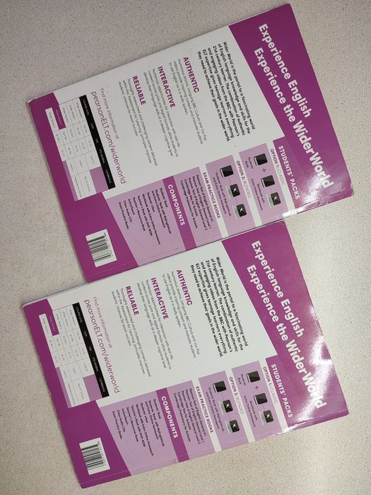 Комплект вживаних підручників Wider World 3 (з кодом онлайн навчання)