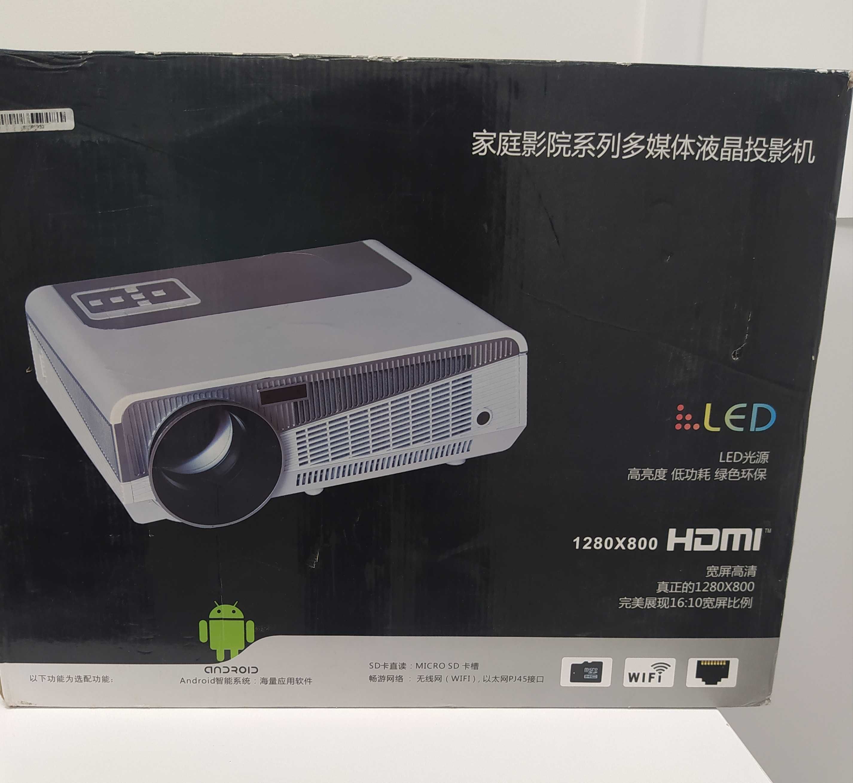 Projektor multimedialny 3000LM WiFi Android 4.2