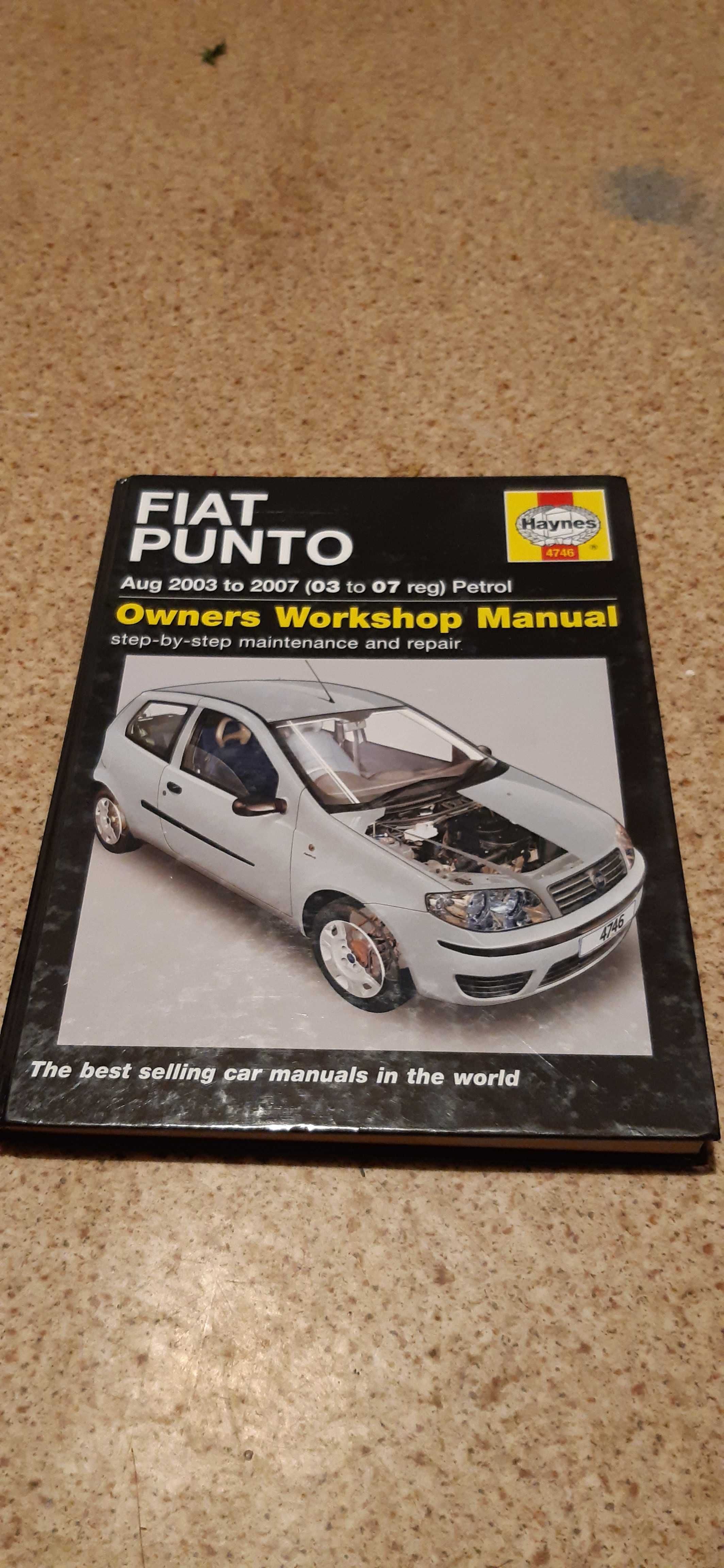 Fiat Punto 2003 do 2007 serwisówka Haynes Manual