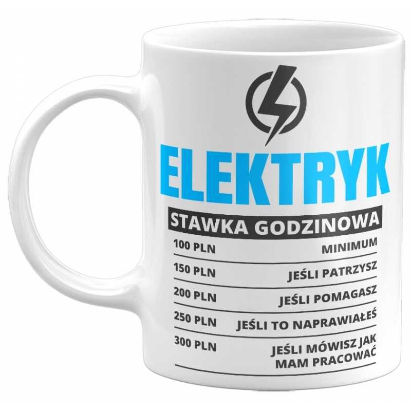 Kubek Prezent dla Elektryka, 330ml, NOWY!