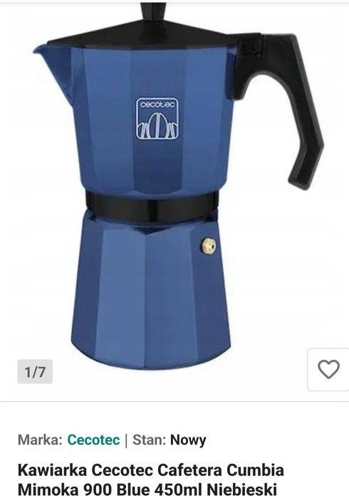 Kawiarka Cumbia mokclassic 900