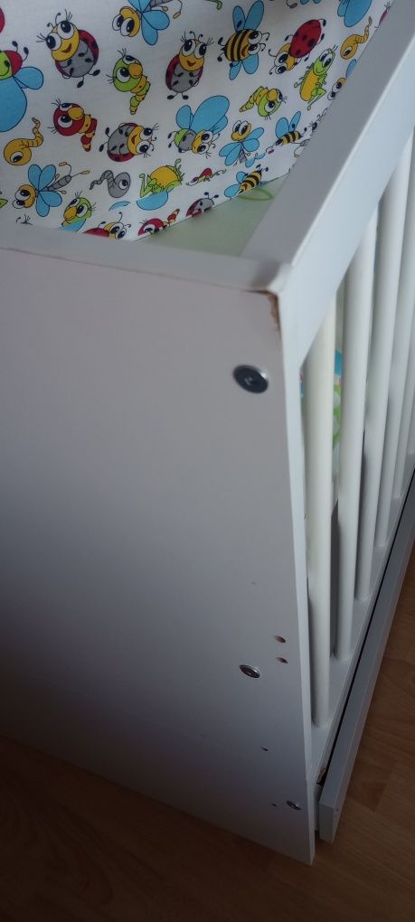 Łóżeczko dziecięce 70x140 klupś Dalia Gray