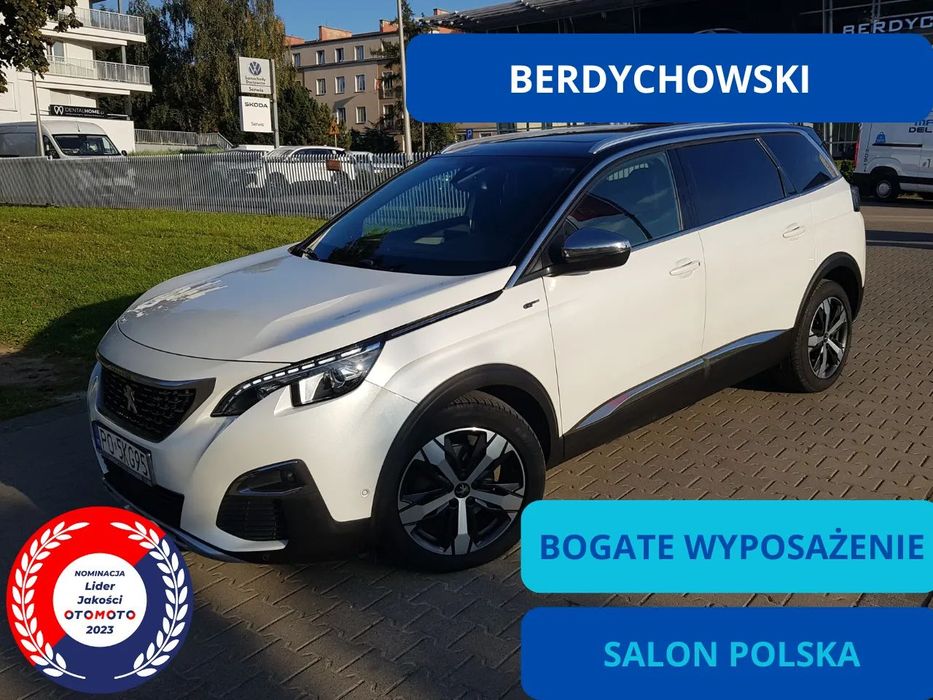 Peugeot 5008 Salon Polska , Bezwypadkowy , Serwis ASO , Bogata wersja GT , FV 23%