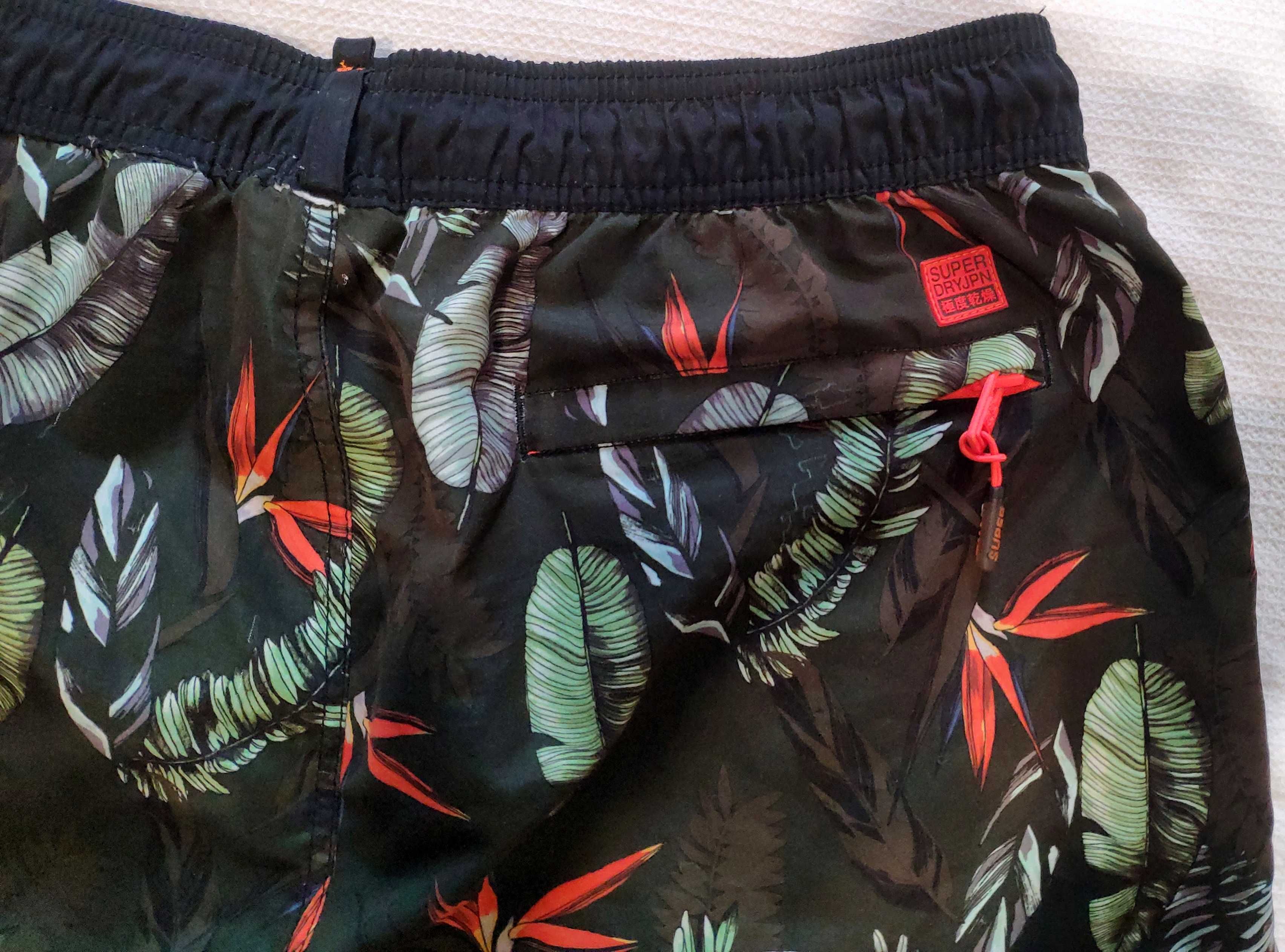 spodenki SUPERDRY Premium szorty kąpielowe Echo Racer # L