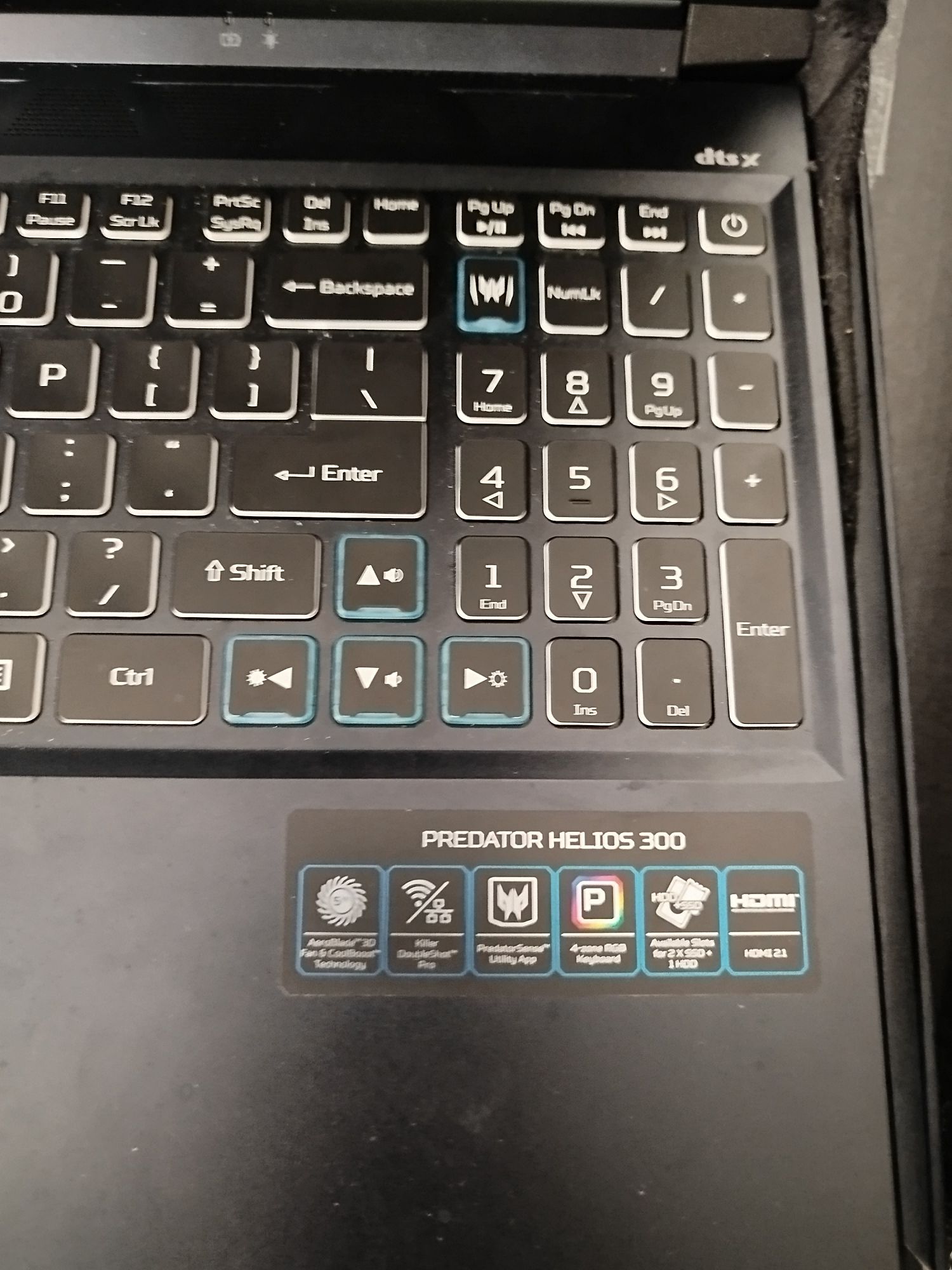 Laptop gamingowy Acer Predator Helios 300 i7 16gb