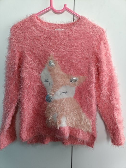 Sweter 122 sweterek miły ciepły