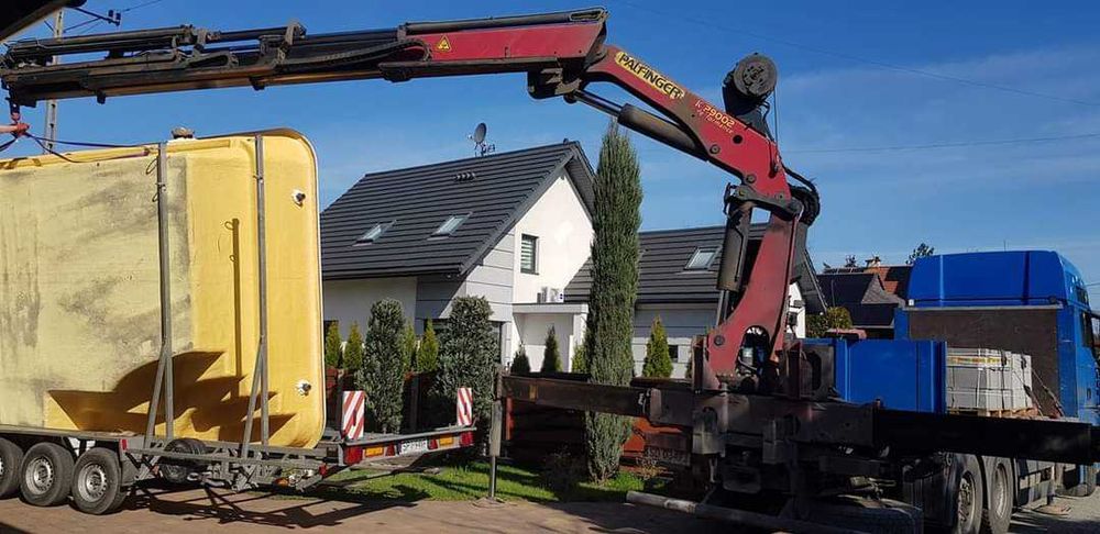 Usługi HDS transport montaż kontenery maszyny Sosnowiec Katowice Śląsk