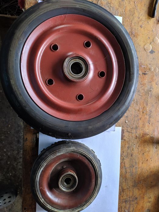 Koła ogumowane łożyskowane małe 2szt