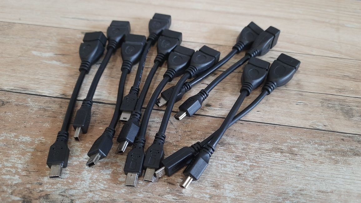 Кабель OTG Mini USB to USB 5 шт