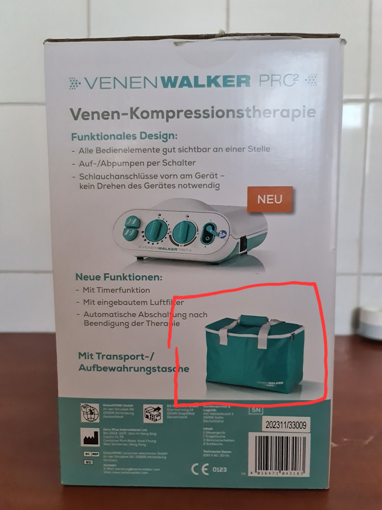 PROMOCJA!!!  Masażer Do obrzęku nóg żył VenenWalker PRO2