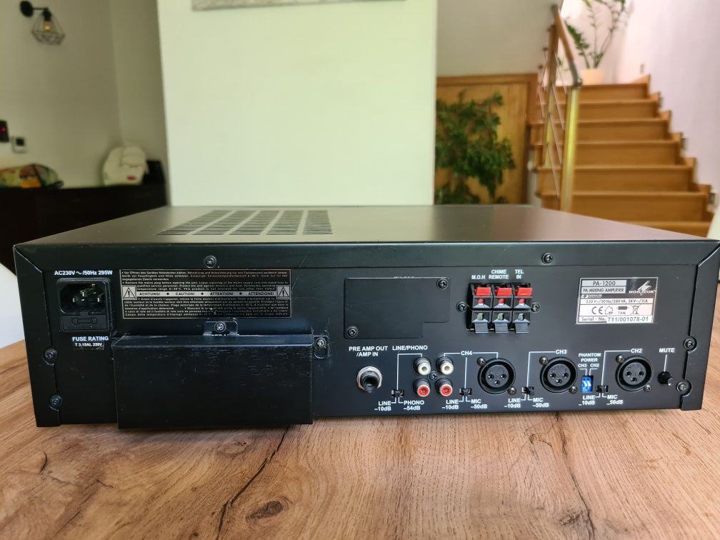 Monacor PA-1200 PA Mixing Amplifier