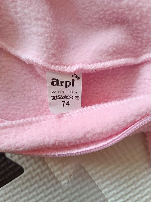 Kombinezony polarowe H&M i Arpi rozm. 68