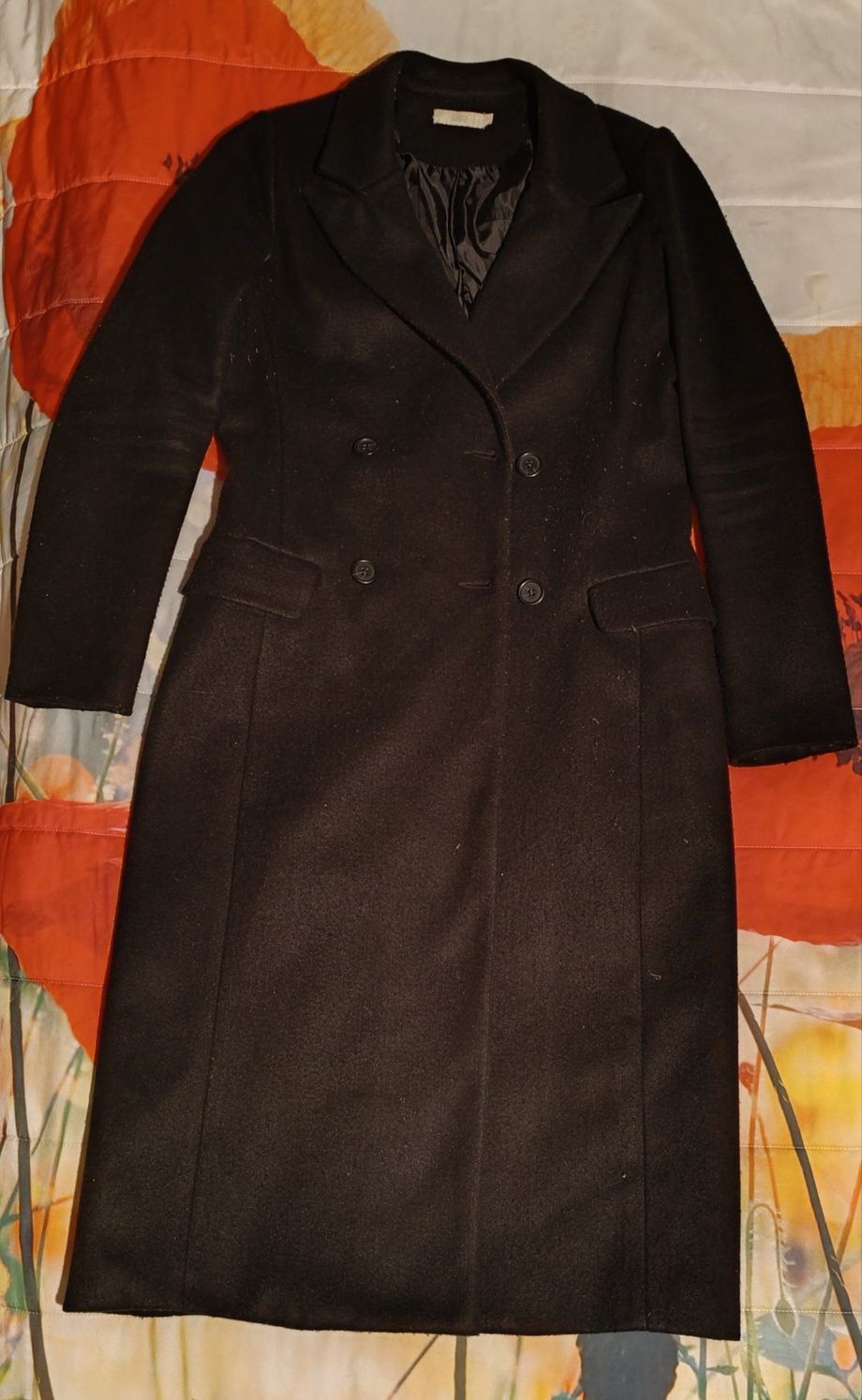 Casaco longo preto