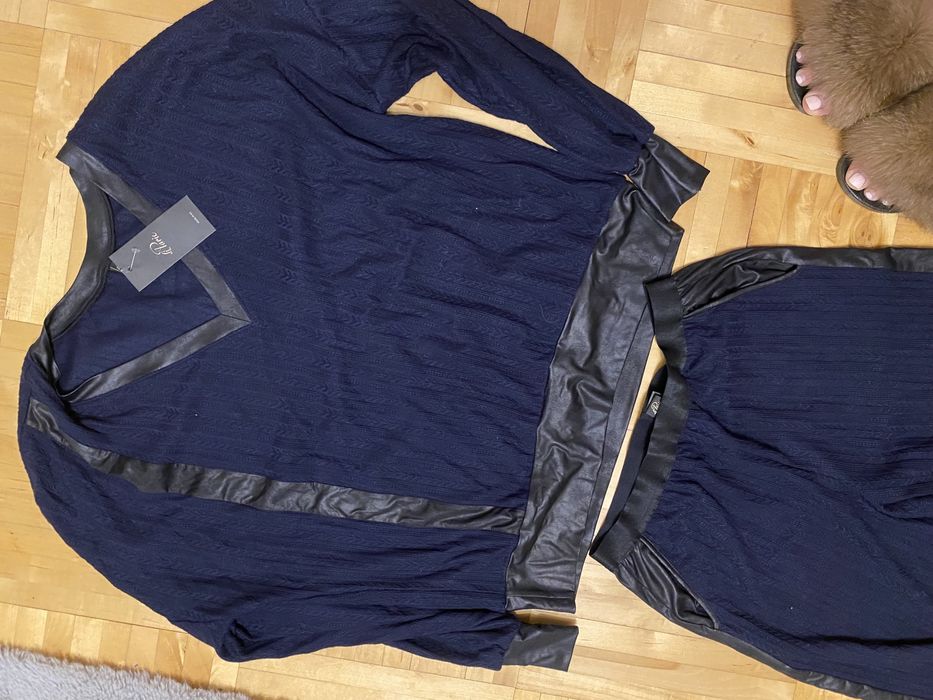 Li Parie dres komplet zestaw dresy spodnie bluza S 36 38 M 40 L