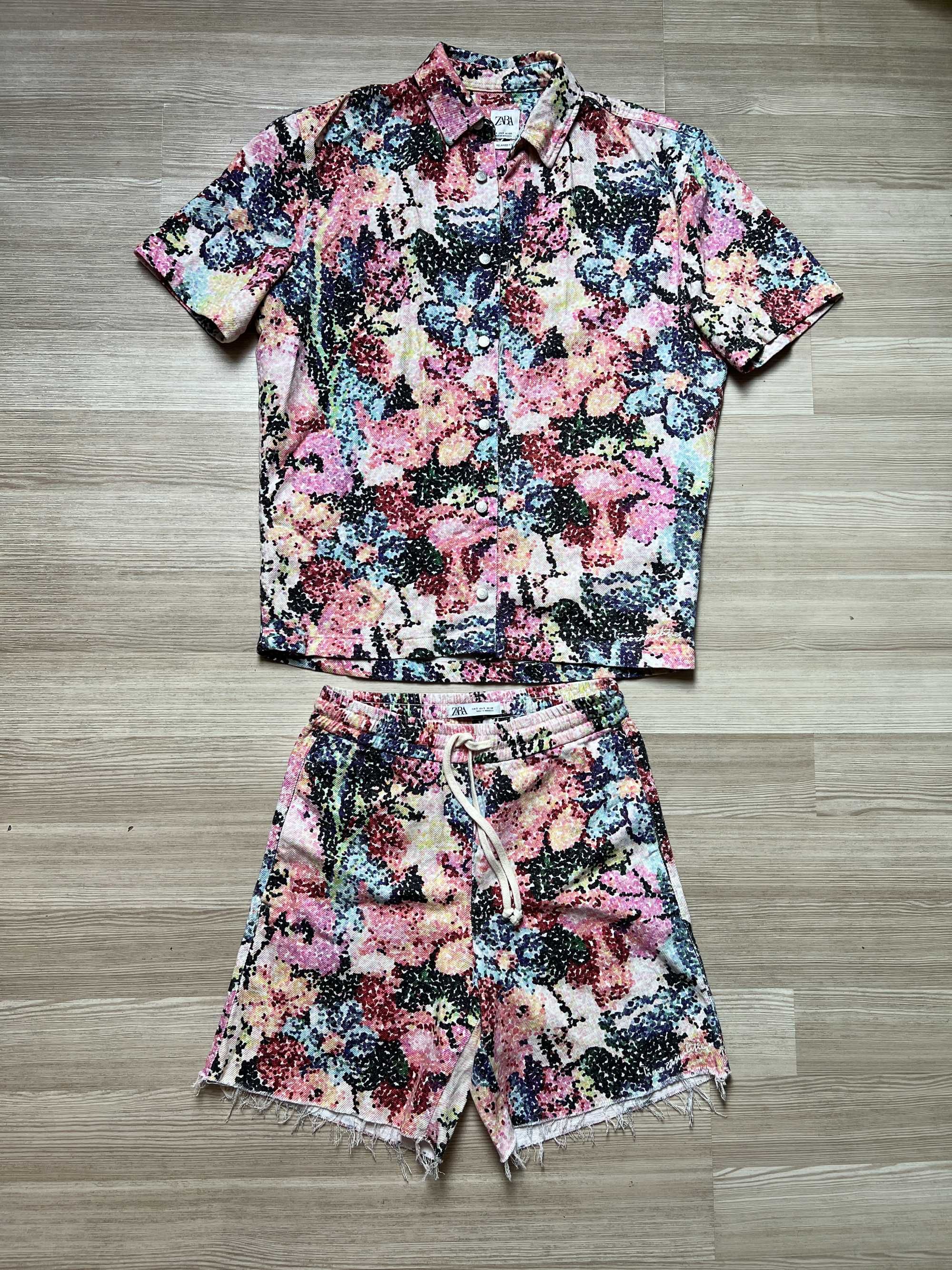 Костюм сорочка та шорти ZARA / рубашка, футболка, шорты