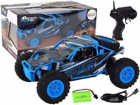 Autko Terenowe R/c 1:24 Niebieskie, Leantoys